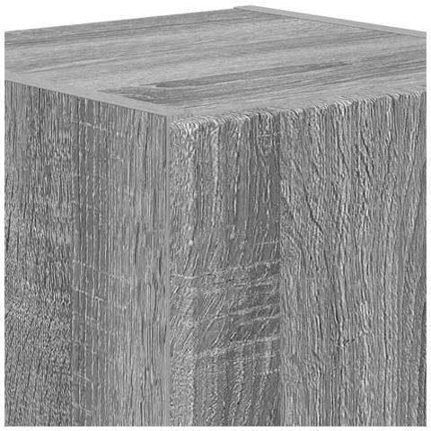 Mobile TV da parete Grigio Sonoma 30 x 31 x 40 cm - Foto 9