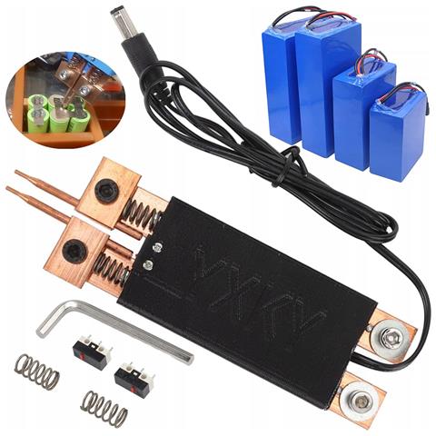 Set Di Accessori Per Saldatrice A Punti Sunkko 18650 - Uchwyt Ergonomico E Pellicola Termoretraibile 130mm | Compatibile Con Sunkko 737g+, 737dh, Serie 709 - Foto 1