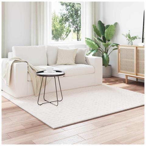 Tappeti per area Quadrato HUARTE Crema 200 x 200 cm Poliestere - Foto 2