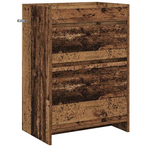Mobiletto da Bagno Sotto Lavabo Legno antico 56 x 37,5 x 81 cm - Foto 1