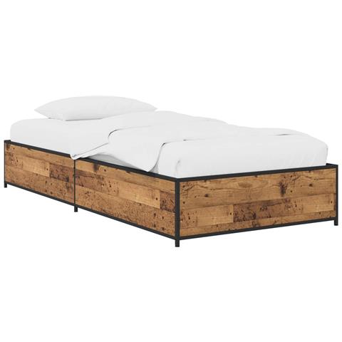 Struttura del letto Legno antico 80 x 200 cm - Foto 1