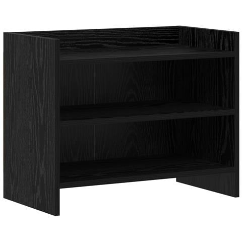 Mobile TV 60 x 33 x 47 cm Rovere Nero Legno ingegnerizzato - Foto 1