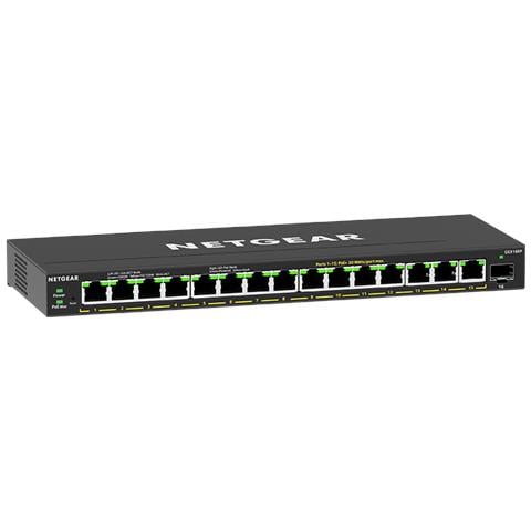 GS316EP Gestito Gigabit Ethernet (10/100/1000) Supporto Power over Ethernet (PoE) Nero - Foto 2