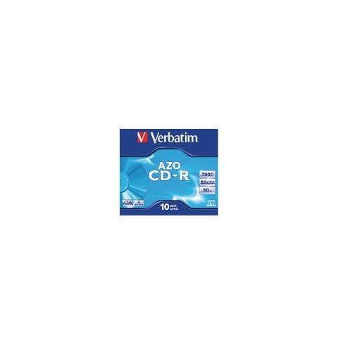 CD-R Super AZO 52x 700MB Confezione 10 pezzi - Superficie Serigrafata Crystal - Foto 4