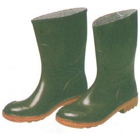 Stivali in Pvc a Tronchetto N. 44 colore Verde con Suola Carrarmato - Foto 3