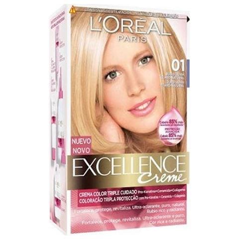 Excellence Creme Tinte 01 Rubio Ultra C Laro Natural - Foto 2