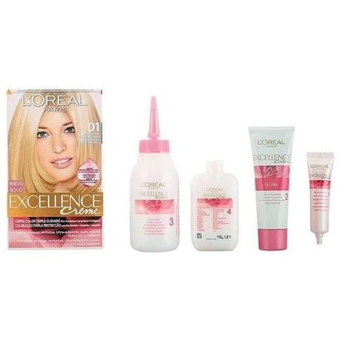 Excellence Creme Tinte 01 Rubio Ultra C Laro Natural - Foto 4