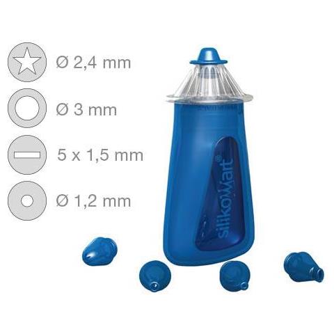 Penna Decorativa In Silicone Trasparente Con 5 Punte - Foto 1