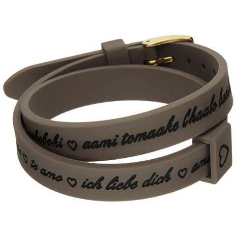 Mod. I Love You Gold - Bracciale In Silicone / silicone Bracelet - Foto 1