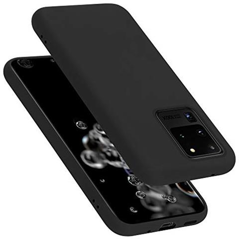 Custodia Compatibile Con Samsung Galaxy S20 Ultra In Liquid Nero - Coperchio Protettivo In Silicone Tpu Flessibile - Foto 1