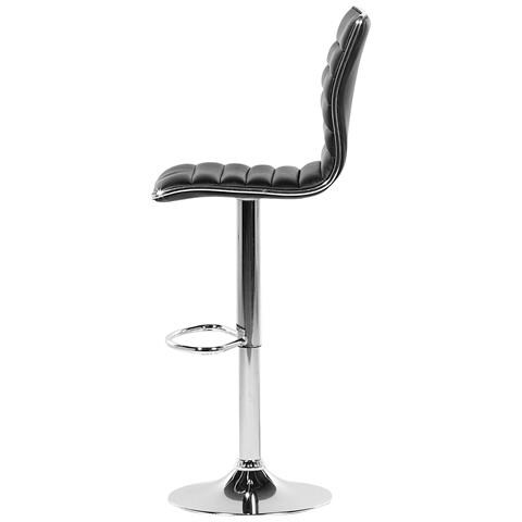 Set Di 2 Sgabelli Da Bar In Ecopelle Neri Lucerne - Foto 16