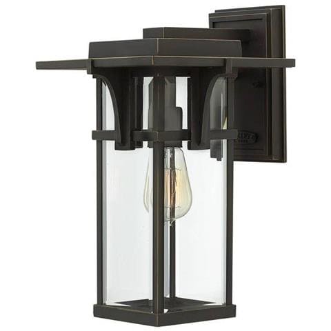 1 Lanterna Da Parete Per Esterno A Luce Media Bronzo Lucidato A Olio Ip44, E27 - Foto 1