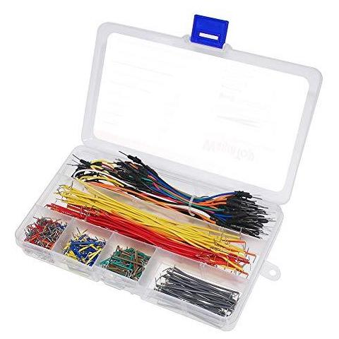 Fili Tagliere Jumper Assortiti Kit Preformato Tagliere Ferro Di Cavallo Ponticelli 14 Assortiti Lunghezza Solderless Ponticello Flessibile Del Tagliere Cavi M M Pinzette Per Il Tagliere Prototipazione - Foto 2
