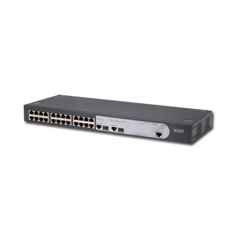 3COM - Ethernet Switch 3Com Baseline 2026 26 Porte - 24 x RJ-45 - 10 ...