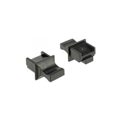64020 RJ-45 Nero 10pezzo (i) copripresa elettrica - Foto 1