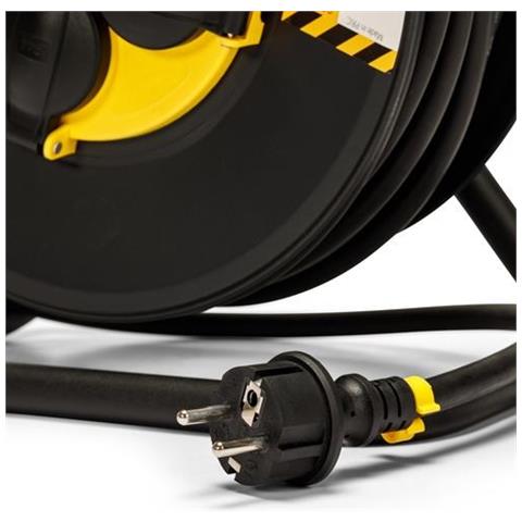 Avvolgicavo Da Cantiere, 4 Prese Francesi, 3g2.5mm2, 25m, Nf, Ip44 - Foto 1