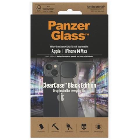 Clearcase Custodia Per Cellulare 17 Cm (6.7"") Cover Nero, Trasparente - Foto 2