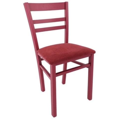 Sedia Cromica Rosso - Foto 1