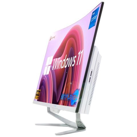 All In One I7 2.9ghz 27"" Fhd Curvo 16gb Ssd 960gb Windows 11 Pc Computer Fisso - Foto 2
