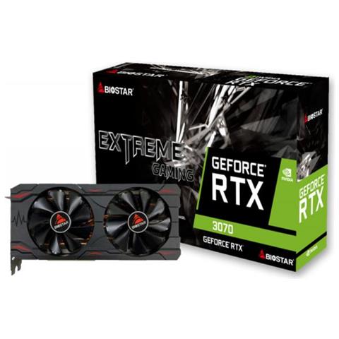 GeForce RTX 3070 8 GB GDDR6 PCI Express 4.0 3 x DisplayPort 1 x HDMI EXTREME GAMING - Foto 1