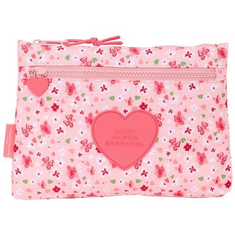 Astuccio Scuola In Bloom Rosa 23 X 16 X 3 Cm - Foto 1