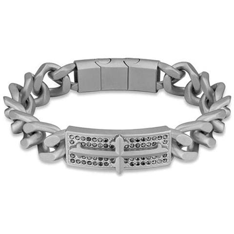 Gioielleria Peagb2120405. Bracciale, Colore Grigio. Uomo. - In ordine - Foto 1