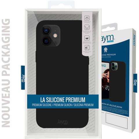 Cover Per Iphone 12 Pro Max Premium Silicone Microfibra, Nero - Foto 2