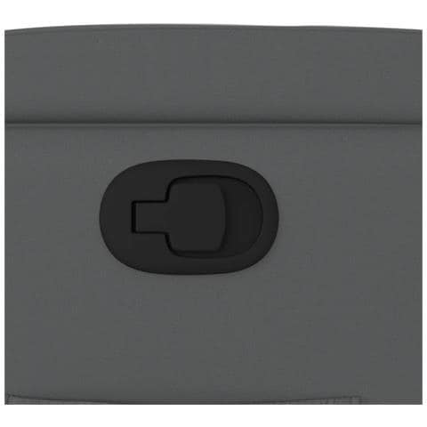 Poltrona Reclinabile Grigia In Similpelle - Foto 8