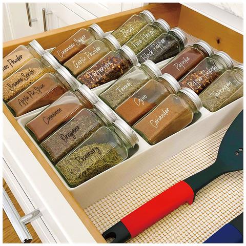 Etichette Per Barattoli Di Spezie, Trasparenti Impermeabili - Foto 5