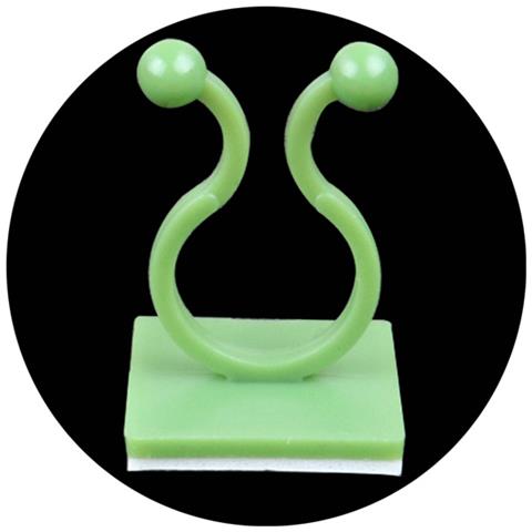 10 Pezzi Piccoli Clip Per Piante Rampicanti, Clip Adesive Da Parete Per Viti  S - Foto 1