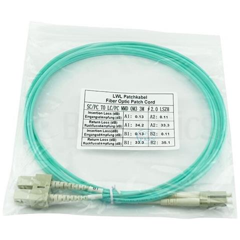 055702T512000020M-BO cavo InfiniBand e in fibra ottica 20 m 2x LC 2x SC LC /APC Verde - Foto 8