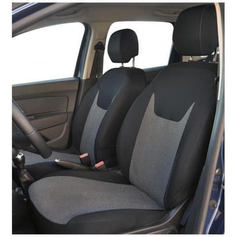 Serie Completa Coprisedili Personalizzati Dacia Duster 10> Tess. Rigato Nero - Foto 2