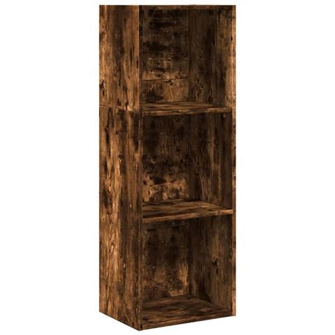 Libreria Rovere Fumo 40x30x114 Cm In Legno Multistrato - Foto 2