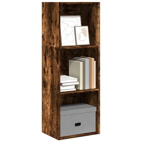 Libreria Rovere Fumo 40x30x114 Cm In Legno Multistrato - Foto 1