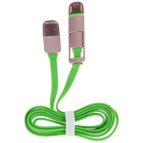 Dam Cavo  2 In 1 100x1 Cm. Colore Verde - Foto 1