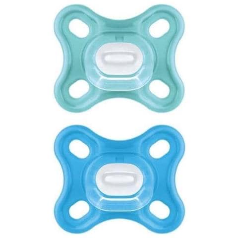 Mam 2 Succhietti Comfort 0-2M Silicone Maschio - Foto 1