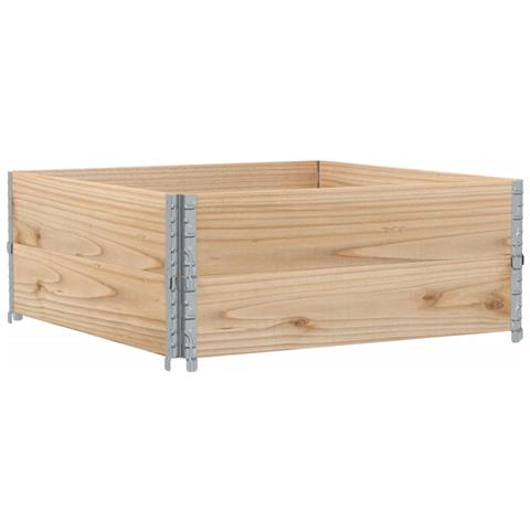 Fioriera Da Giardino 100x100 Cm In Legno Massello Di Pino - Foto 1