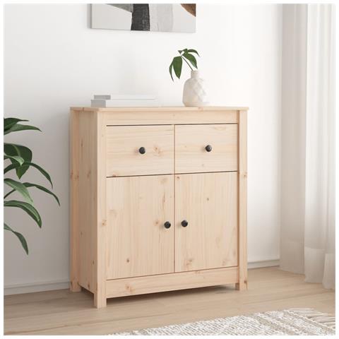 Lusso Casadino - Credenza 70x35x80 Cm In Legno Massello Di Pino - Foto 8