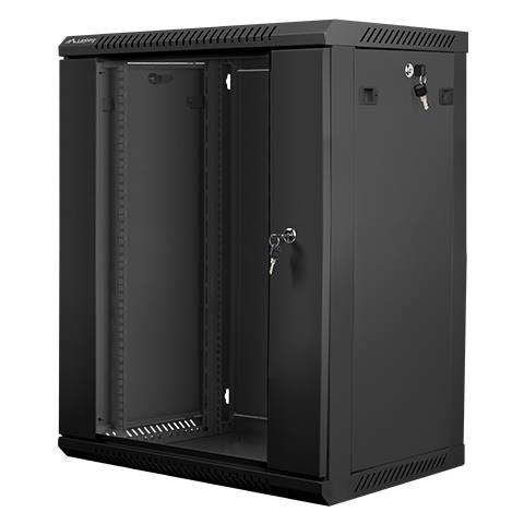 Lanberg WF01-6415-10B, Da parete, 15U, 60 kg, Lucchetti, 24 kg, Nero - Foto 2