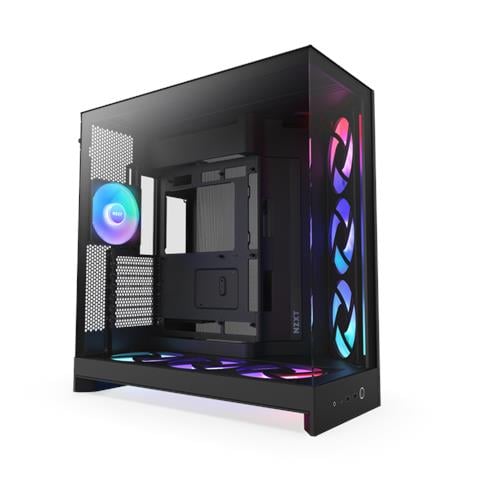 H9 Flow RGB+ Midi Tower Nero - Foto 1
