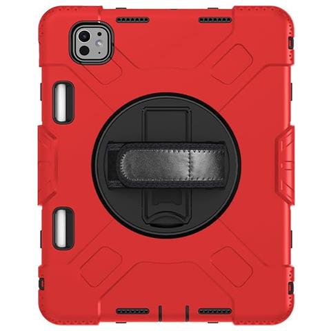 Custodia Per Ipad Pro 12.9” Con Supporto E Alloggiamento Per Stilo Rosso - Foto 1