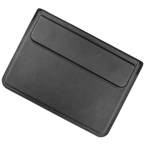 Custodia In Pelle Per Laptop 15/16 Pollici Compatibile Con Macbook, Dell, Lenovo - Custodia Protettiva Multifunzionale Black - Foto 1