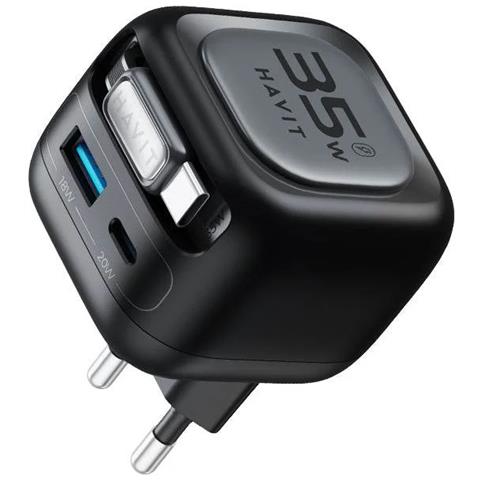 UC250 A-EU Caricabatterie per dispositivi mobili Lettore e-book, Cuffie, Telefono cellulare, Altoparlante portatile, Orologio intelligente, Telefono Nero Carica wireless Ricarica rapida Interno - Foto 2