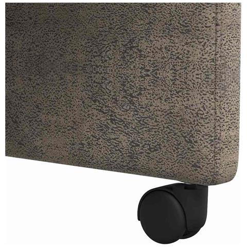 Sedie da Pranzo con Ruote 2 pcs Grigio scuro 57 x 67 x 95 cm - Foto 9