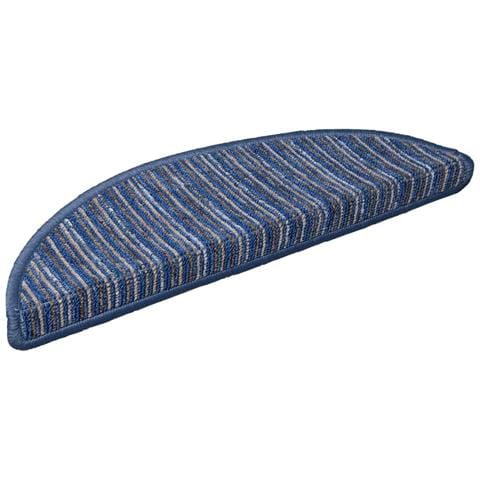 Tappetini per scale autoadesivi 15 pcs Blu 56 x 17 x 3 cm - Foto 1