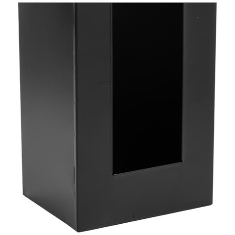Portalegno Da Camino In Metallo Con Manico Nero 37x18x42h - Foto 7