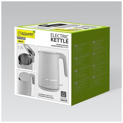 Mr-037 Bollitore Elettrico 1,7 L 1800 W Grigio - Foto 3