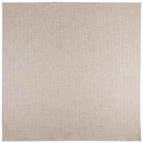 Tappeti per area Quadrato HUARTE Crema 240 x 240 cm Poliestere - Foto 1