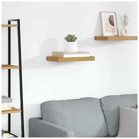 Scaffale da parete Beige 40 x 23,5 x 4 cm Legno multistrato - Foto 2