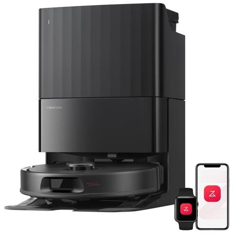 Qrevo S Pro Aspirapolvere Robot Lavapavimenti 18.500Pa, Autopulizia Panno 75°C, Asciugatura Aria Calda 45°C, Antigroviglio, Stazione Tutto in Uno, Modalità Tappeti, Nero - Foto 1